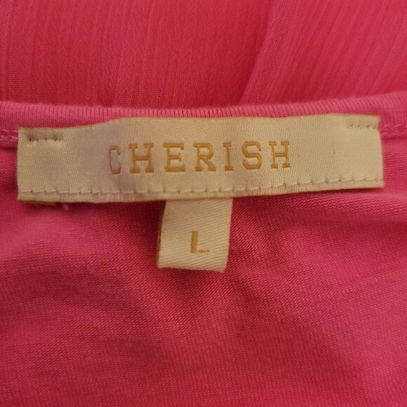 Cherish Pink Fit & Flare Dress (Size L) - Picture 5 of 7